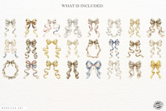 Sewing Measuring Tape Bow PNG Product Image 4