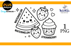 Kawaii Treats: Super Cute Coloring Fun Product Image 1