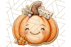 Fall Cookie Clipart PNG, Autumn Sweets Pumpkin Cookies Product Image 4