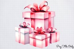 Pink Christmas Clipart PNG Product Image 1