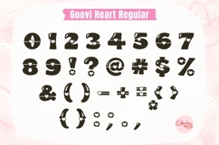Groovi Heart - Cute Valentine Heart Font Product Image 8