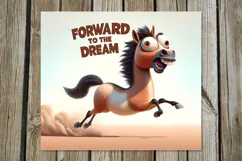 Funny horse | 4 skinny tumbler Sublimation designs, PL2 Product Image 4