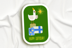 Birthday Cards Bundle, Cute Party Goose Birthday Greeting Product Image 9