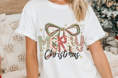 White Christmas Shirt Mockup Product Image 2