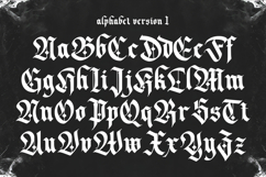 Dark Whisper - Fierce Blackletter Font Product Image 8