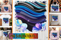 Joyful Sublimation Art PNG, Pattern Product Image 1