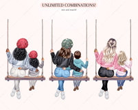 Autumn Mom DIY Clipart Set Portrait Creator Product Image 5