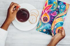 Seamless Watercolor Bohemian Patterns Background Bundle Product Image 9