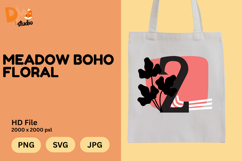 Meadow Boho Floral Monogram Product Image 1