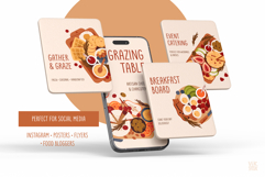 Grazing Table Collection | Clipart, Recipe Cards Product Image 7