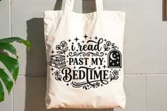 I Read Past My Bedtime Svg, Book Lover Svg, Book Club Svg. Product Image 9