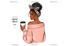 Black Woman Illustration | Boss Lady PNG Product Image 4