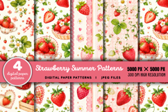 Strawberry Summer Patterns JPG Product Image 1