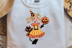 Vintage Witch Halloween Sublimation PNG Product Image 2