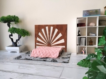 Miniature bed headboard sunrise digital download laser cut Product Image 8