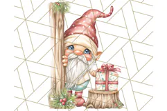 Scandinavian Christmas Gnomes Clipart PNG, Cute Gnome Png Product Image 4