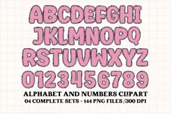 Cottagecore Alphabet png clipart, Garden letters doodle Product Image 2