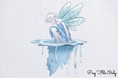 Beautiful Fairy Christmas Sublimation PNG Product Image 1