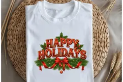 Merry Christmas png design for T-shirts Product Image 5