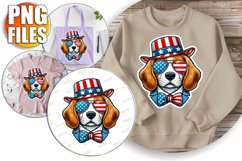 Cheerful Tote Bag Gift Magic PNG, American Dog Product Image 1
