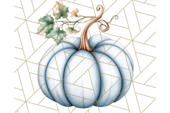 Fall Pumpkin Clipart PNG, Autumn Pumpkins, Jewel Tones Png Product Image 4