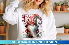 Christmas Gnome Sublimation - Clipart PNG Design Product Image 1