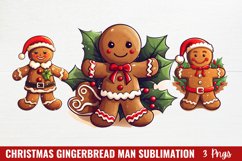 Christmas Gingerbread Man Sublimation Product Image 1