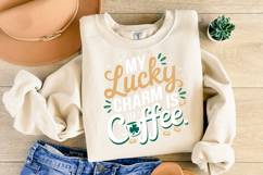 My Lucky Charm is Coffee Svg Design Product Image 2