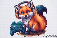 Gamer Animals Clipart Bundle PNG Product Image 13