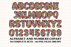 Day of The Dead PNG Alphabet, day of the dead letters doodle Product Image 2