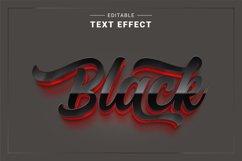 Editable Text Effect for Illustrator. Vector Graphic styles Product Image 1