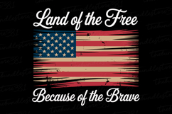 Land of the Free Svg | 4th of July Svg | Svg Cut File Product Image 1