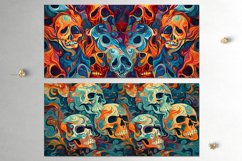 Halloween paint Skull | Sublimation Mug design bundle, JPG Product Image 8