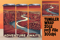 SOPHISTICATED 20oz Sublimation Tumbler , Adventure Product Image 1