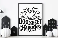 Boo Sheet Happens Svg, Funny Halloween Svg, Funny spooky Svg Product Image 9