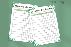 Weekly Self-Care Log Tracker Template Editable Canva Wellnes Product Image 2