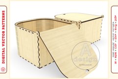 Box Organizer v26 - laser cut file - Glowforge ready SVG Product Image 8