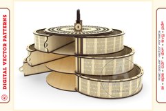 Box Organizer v33 - laser cut file - Glowforge ready SVG Product Image 8