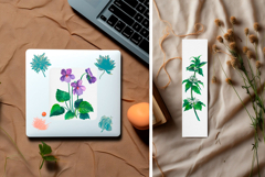 Native British wildflower watercolor Product Image 9