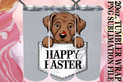 Blissful love 20oz tumbler wrap, Easter Animals Product Image 1