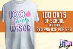 100 days of school SVG Design|Quotes SVG Design | School SVG Product Image 1