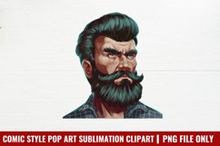 Comic Style Pop Art Sublimation Clipart PNG Product Image 1