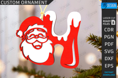 Christmas Letter Ornaments Bundle|Hanging Christmas Monogram Product Image 11