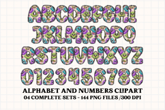 Back to School Alphabet png, letters doodle, school clipart Product Image 2