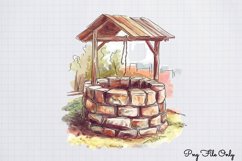 Big Bible Collection Watercolor Clipart PNG Product Image 1