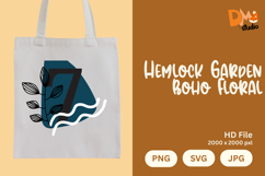 Hemlock Garden Boho Floral Monogram Product Image 1