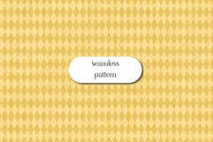 Golden Harlequin Diamond Seamless Pattern Vintage Background Product Image 1