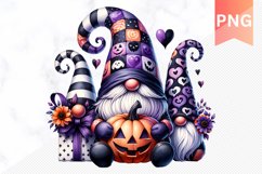 Halloween gnome clipart, Halloween sublimation clipart set Product Image 9