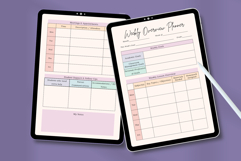 Pastel Weekly Overview Teacher Planner | Editable Canva Product Image 3