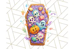 Haunted Sweet Shoppe PNG Clipart, Pastel Halloween Bakery Product Image 4